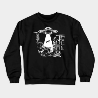 Spacecore Alien Abduction UFO UAP Crewneck Sweatshirt